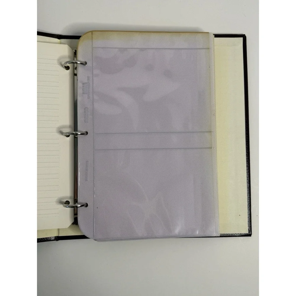 Vintage MBL 5046R Imperial Bonded Leather Collector Album Inventory Log Book (2)